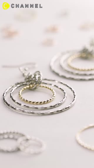 มิกซ์ห่วงหลายขนาด เป็นต่างหูสวยชิค