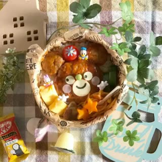 くまさんバンバーグ弁当