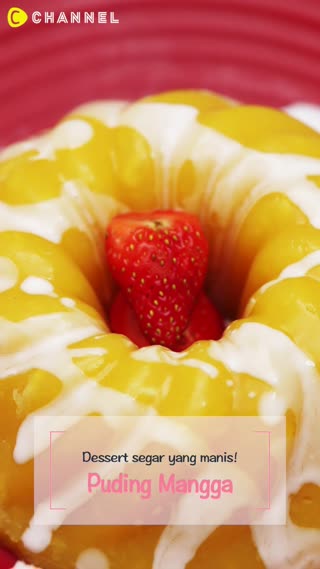 Puding mangga