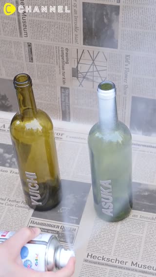 ワインボトルをインテリアに変身させる裏ワザ