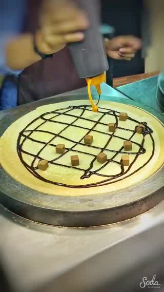 Milo Cube Choco Sauce Crepe 