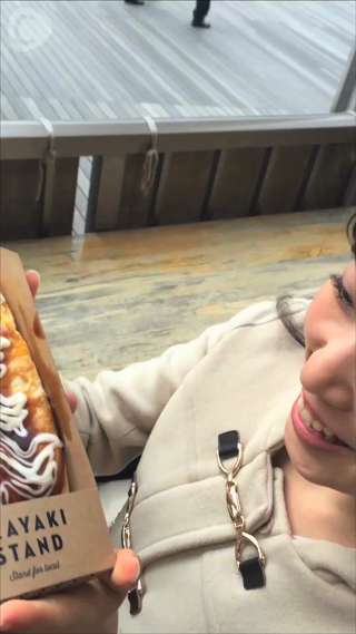 お台場の【IKAYAKI STAND】でお洒落なイカ焼きを見つけました！！