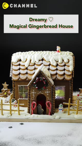 Dreamy ♡ Magical Gingerbread House 🎄🌠