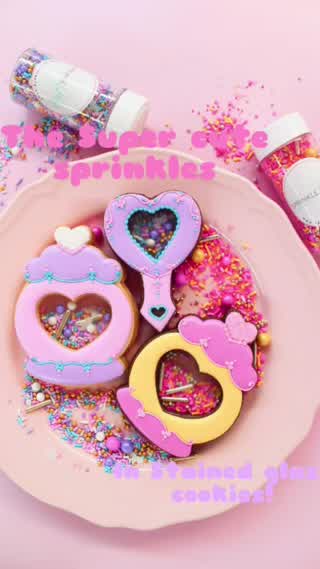 可愛いスプリンクルが入った#シャカシャカクッキー！！