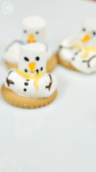動手自己做！超Q的雪人餅乾