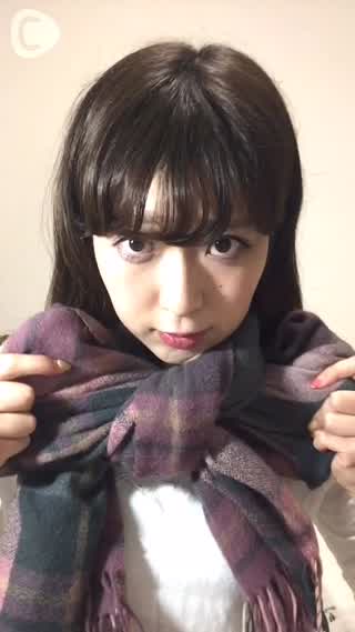 マフラーアレンジ♡リボン巻きで首元ぽかぽか冬コーデ