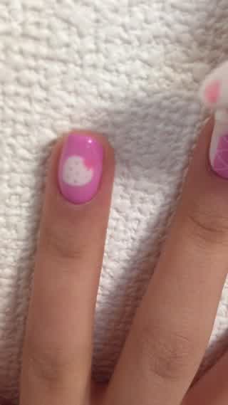 宮島るりかのいちご便り～原宿HOMEでうさぎネイル～