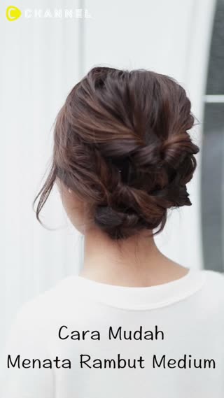 Cara Mudah Menata Rambut Medium