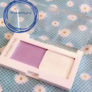 ホワイト×ラベンダー 透明感メイクhowto