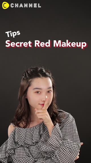 Tips: Secret Red Makeup