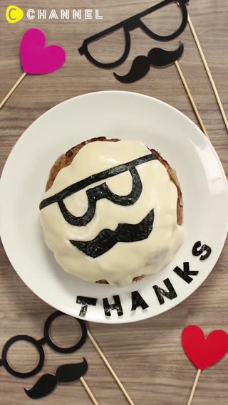 ホールでつくる！BIGでビックリなハンバーグケーキ