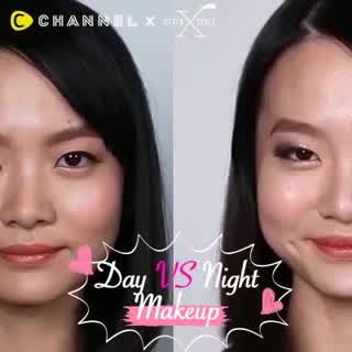 Day VS Night Makeup!