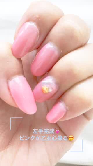 Howtoかんたん貝殻ネイル