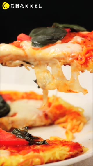 用炒麵做的披薩～日式與義式的完美融合