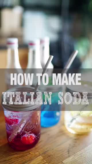 【おうちカフェ】暑い夏に！カラフルイタリアンソーダの作り方！
