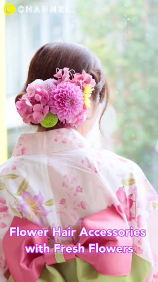 real looking flower hair clips