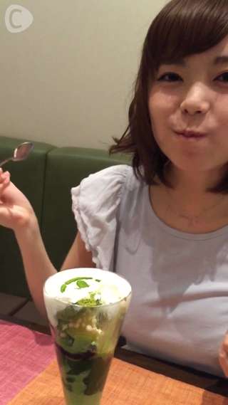 京都旅行には欠かせない！！中村藤吉の抹茶パフェ♪
