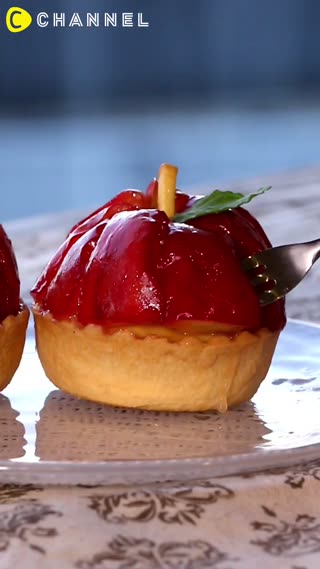 蘋果寶石♪蘋果卡士達塔