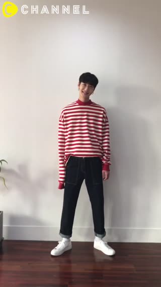 【韓国ファッション情報】ウォーリー風ボーダーシャツ・コーディネート術