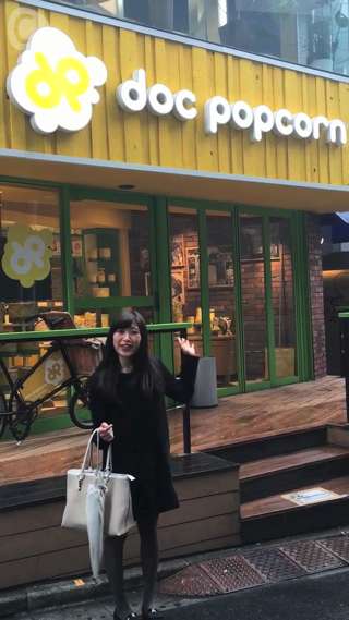 在原宿的美國極具人氣的爆米花專賣店！