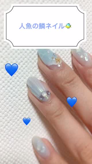人魚の鱗ネイル！Part 2＊