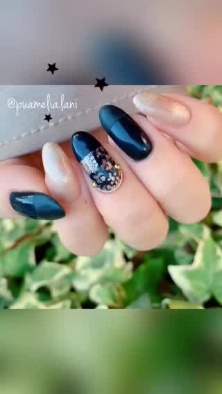 ホイル全面貼り！失敗もくじけないでエレガントネイル‧✧̣̥̇‧