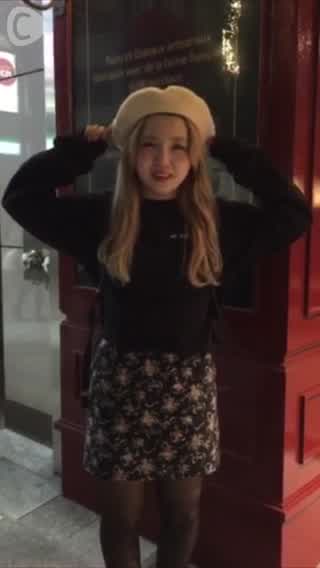 スタイルよく見える冬のチビコーデ♡