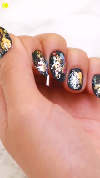 Galaxy Nail Art