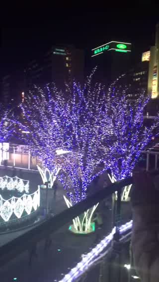 博多駅のイルミネーション