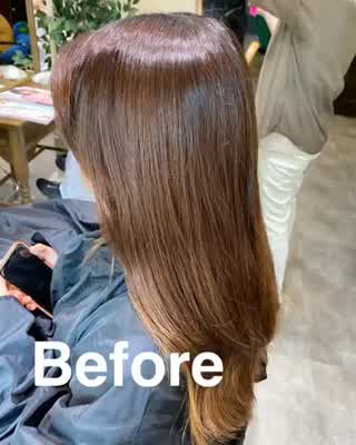 【ツヤツヤに見える魔法の髪】