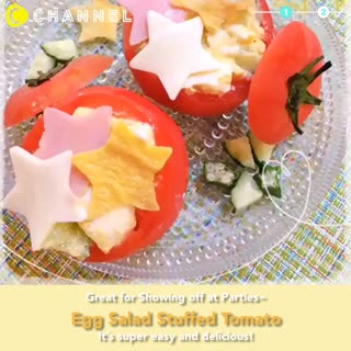 Egg Salad Stuffed Tomato!