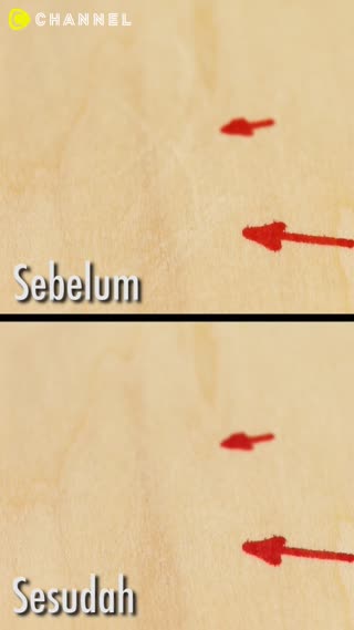 Memperbaiki Goresan dan Lubang 