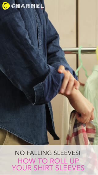 HOW TO ROLL UP YOUR SHIRT SLEEVES