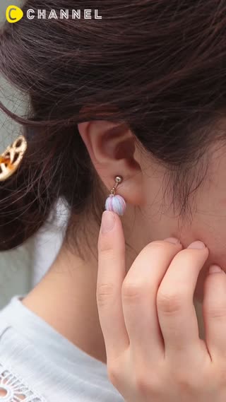 浴衣にピッタリ♡和風てまりイヤリングのつくり方