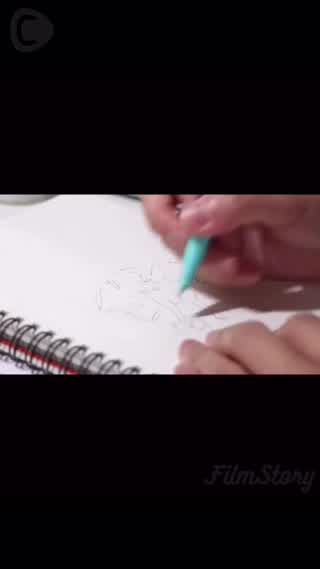 Relax timeに♡お絵描きムービー