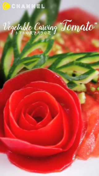 輕鬆就能挑戰成功的「番茄切片裝飾」