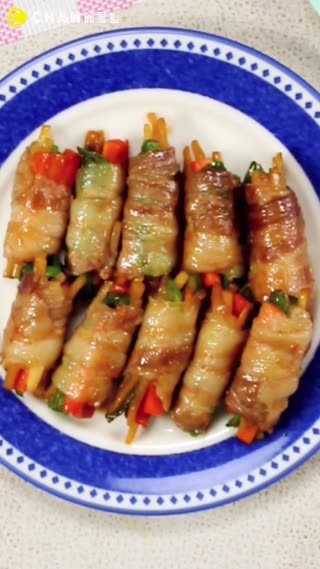 Daging Gulung Saus Teriyaki