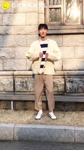 【韓国ファッション情報】きちんと感も出せるカーディガンコーデ