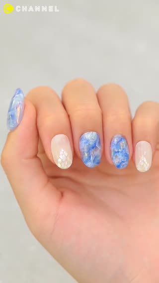 Summer and Spring Abyss Nail Art