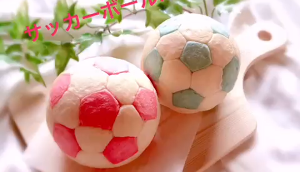サッカーボールパン作り方 直径9cmぐらいのサッカーボールパンになります C Channel