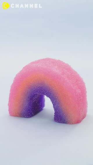 ASMR DIY Rainbow Sponge