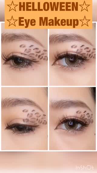 簡単HELLOWEEN アイメイク☆