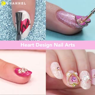 Nail Art Dengan Design Hati