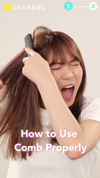 Cara Menyisir Rambut dengan Benar