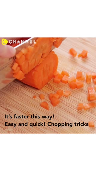 Easy and quick! Faster Chopping Tricks