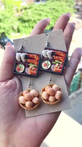 My miniature earing! Super Cute