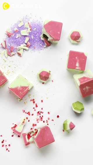 Marbled Chocolate with a Surprise!