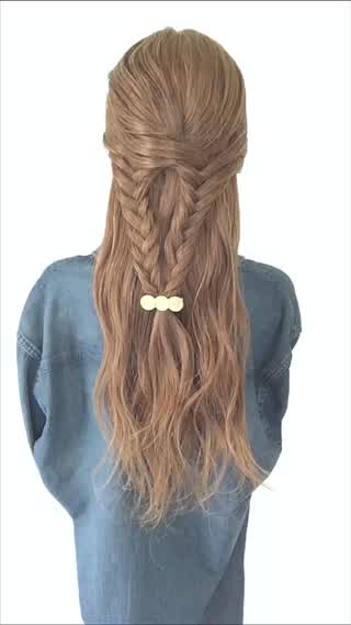 ダブルフィッシュボーンがおしゃれ‼️他とかぶらない大人のデートアレンジ‼️