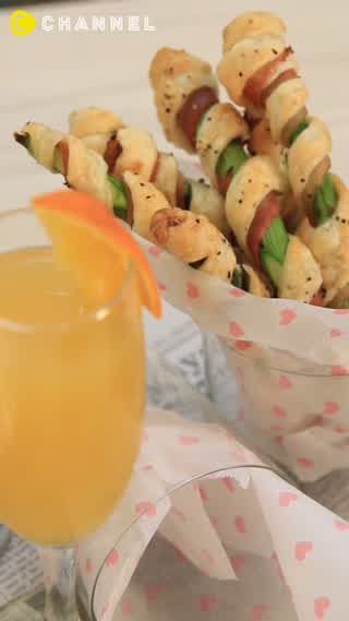 止まらない美味しさ！ベーコンアスパラパイ＆フレーバービール