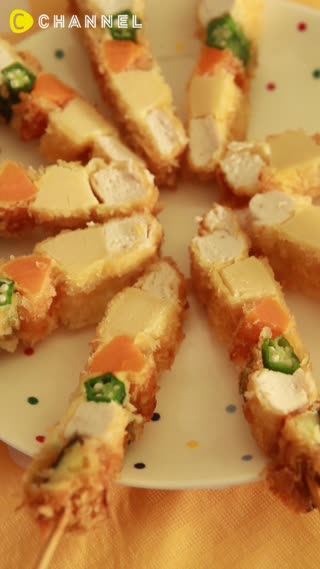 萌え断♡可愛くて食べ応えあり！キュートな串カツ♡